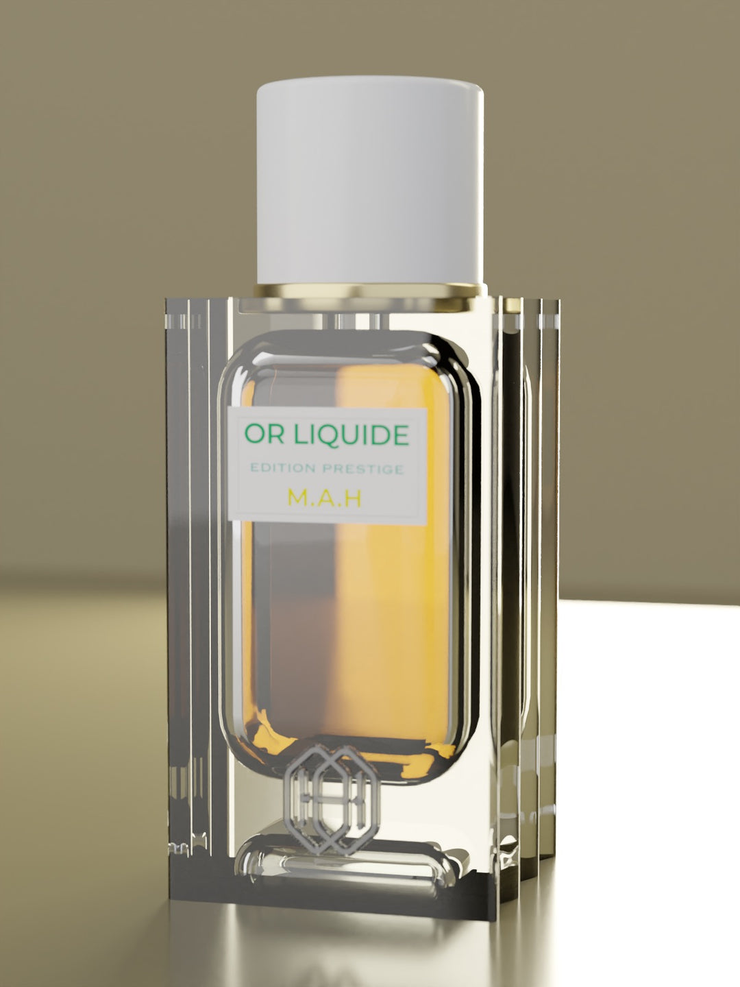 Flacon cristal MAH Or Liquide