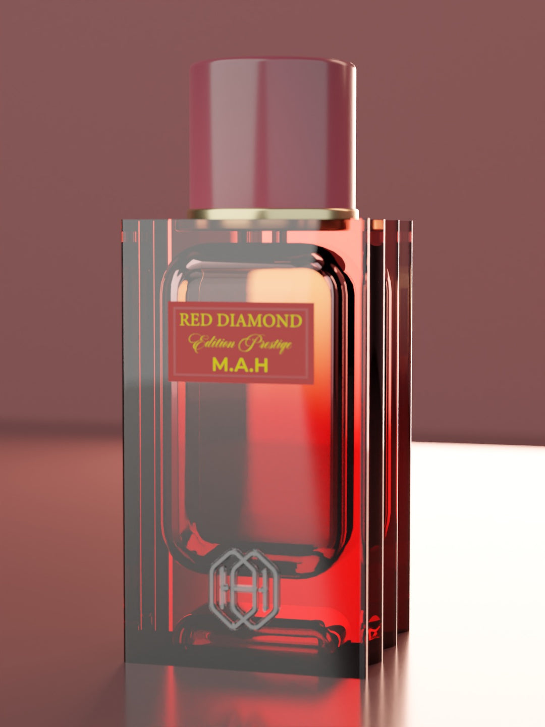 Flacon cristal MAH Red Diamond