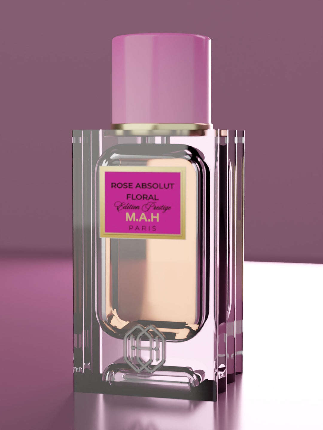 Flacon cristal MAH Rose Absolut Floral