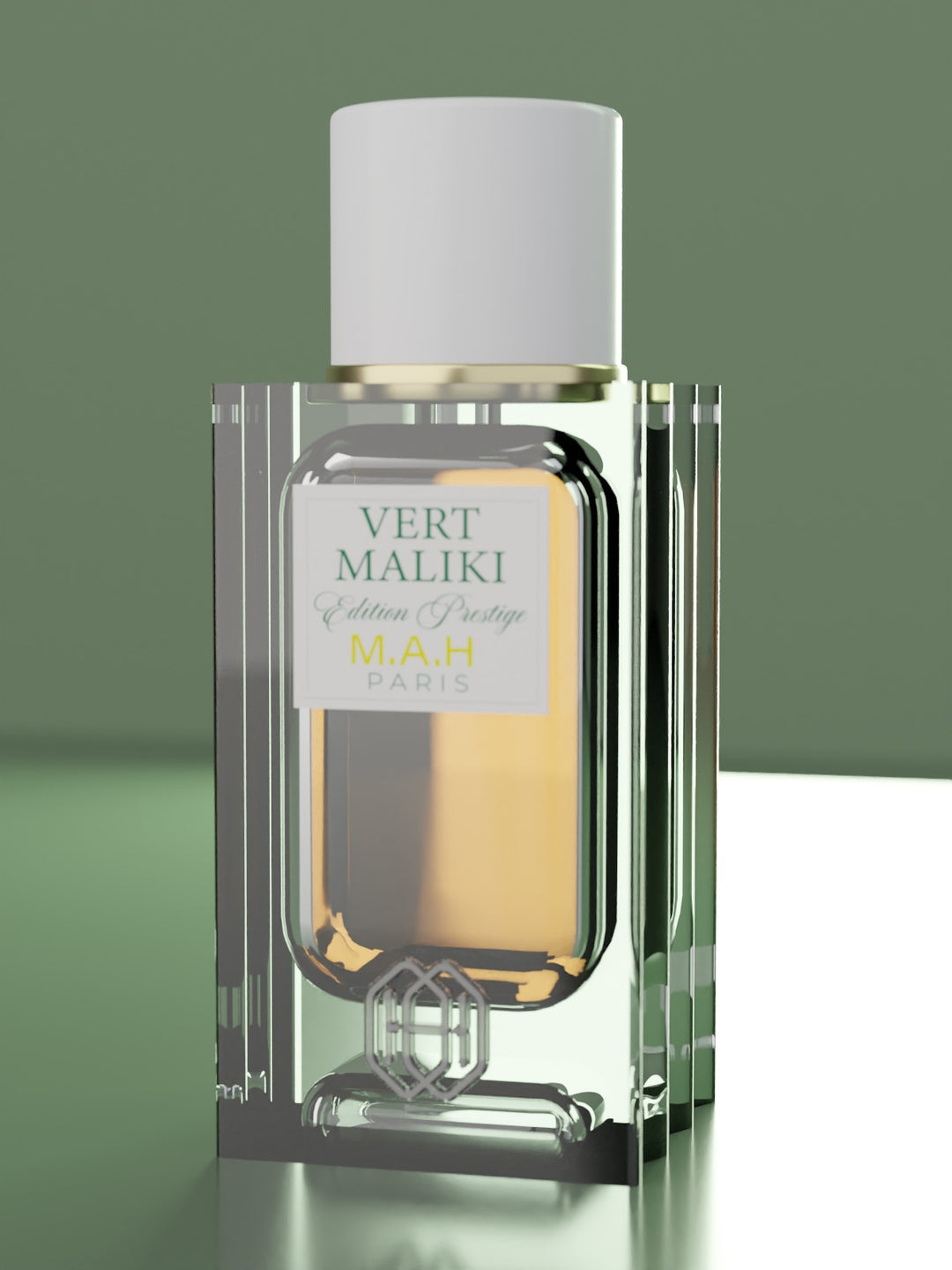 Flacon cristal MAH Vert Maliki